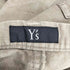 ワイズ Ys コットンリネン バックダブルポケット スリムパンツ レディース JPN:2